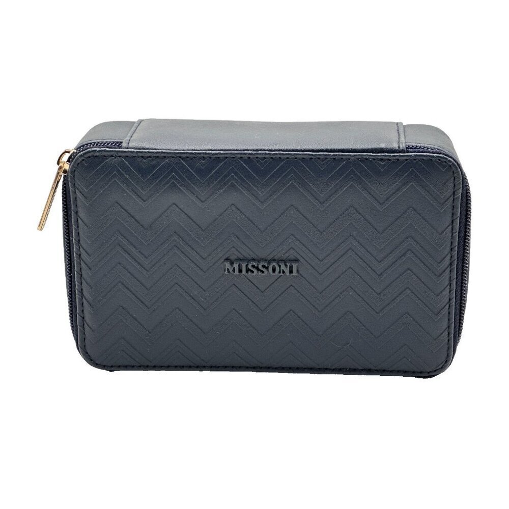 Brand New Missoni Exclusively for Delta First Class Navy Blue Amenity Kit, EMPTY